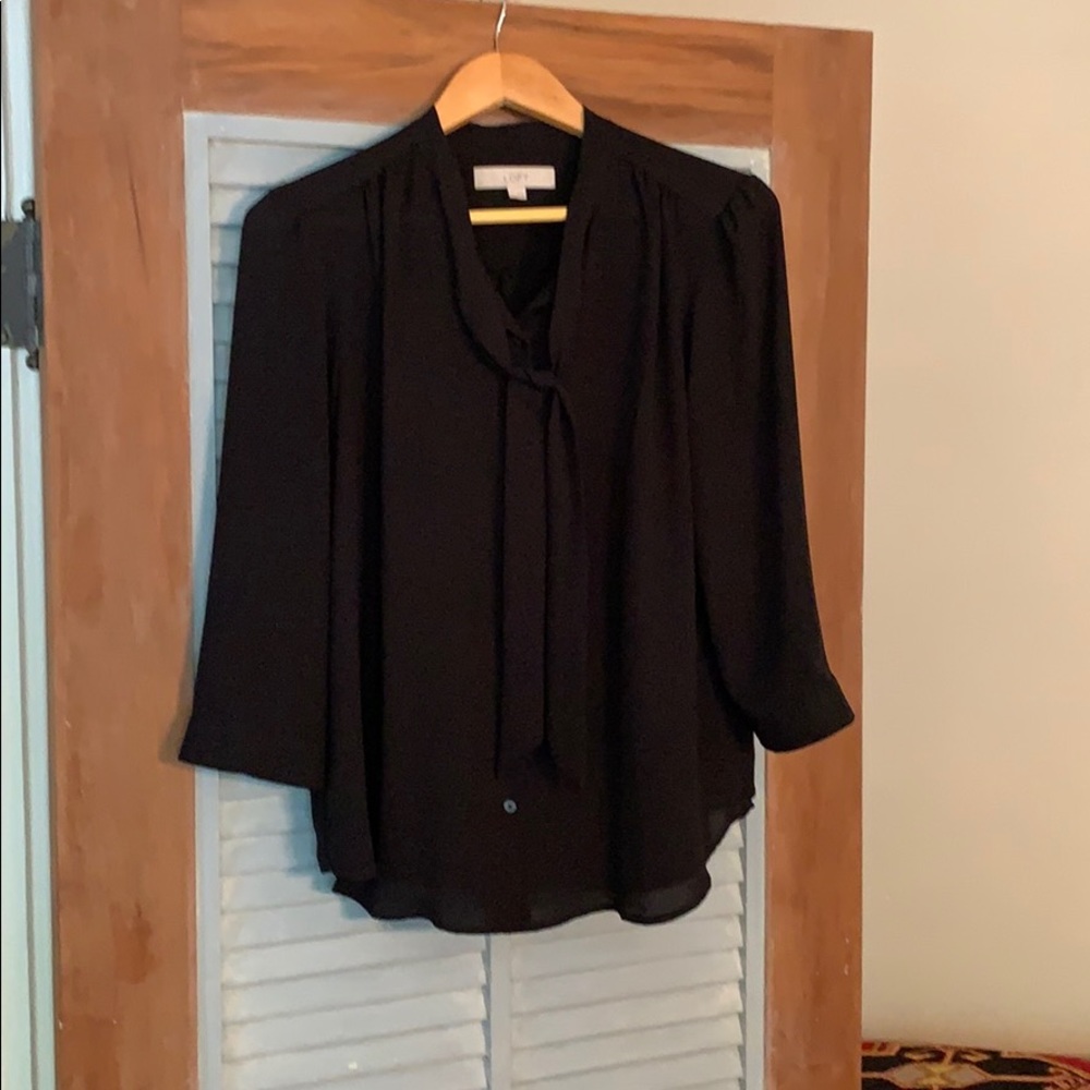 Black Loft blouse
